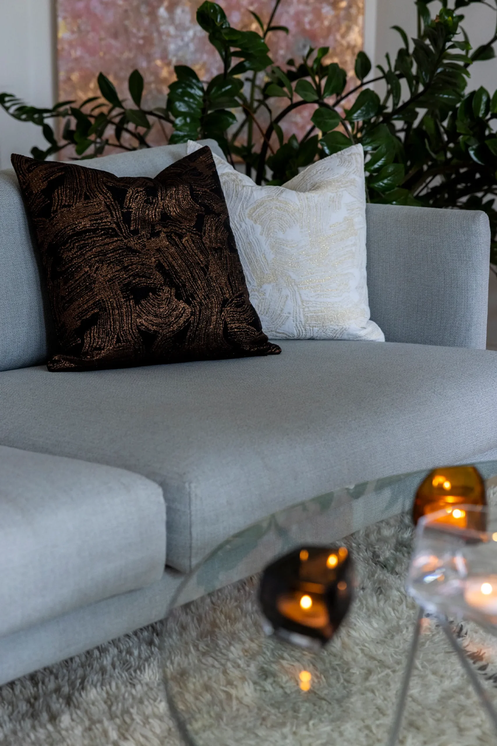 Hiillos Tyynynpäällinen Jacquard