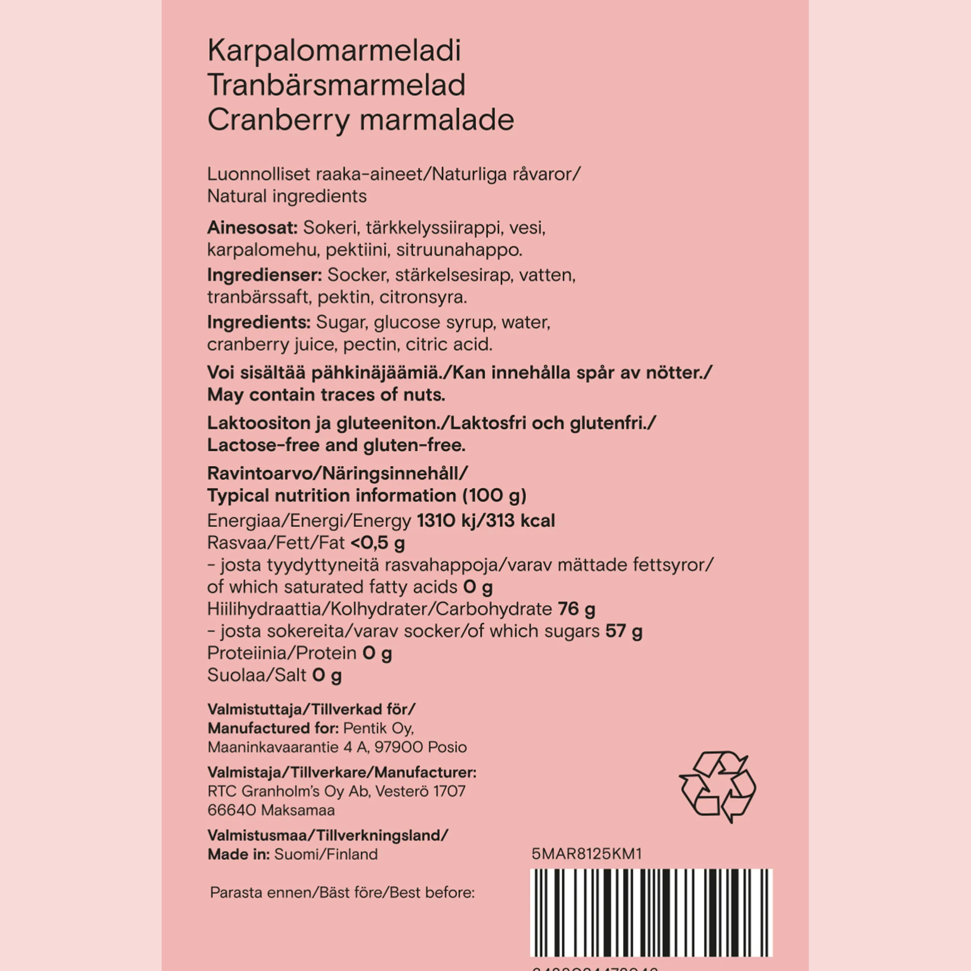 Karpalo Marmeladimakeinen