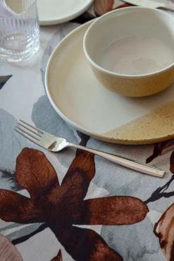 Kastanja Akryylipinnoitettu Puuvillakangas