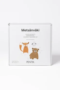 Metsänväki Astiasetti Muki 0,2 l ja Lautanen 18 cm