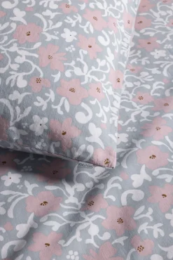 Ruusumalva Pussilakanasetti Puuvilla-pellava