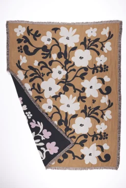 Ruusumalva Torkkupeitto Jacquard