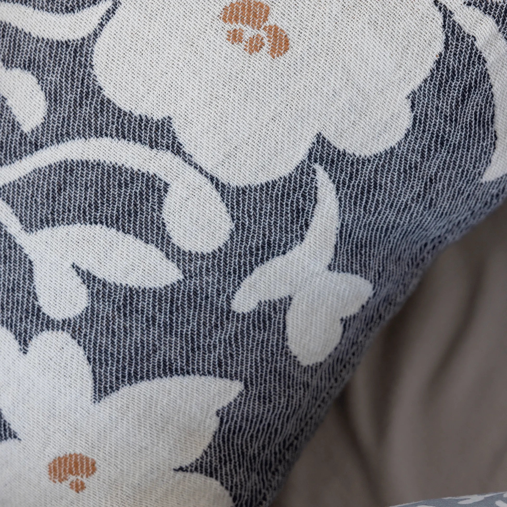 Ruusumalva Tyynynpäällinen Jacquard