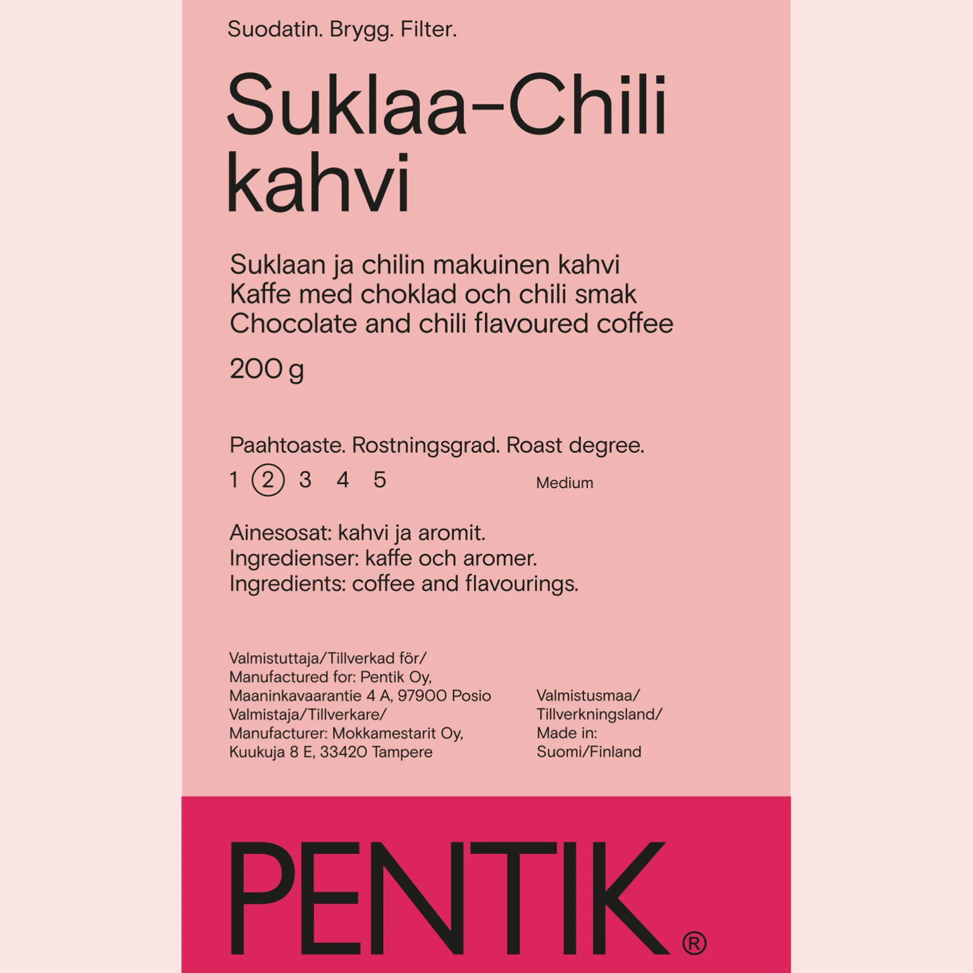 Suklaa-Chili Kahvi
