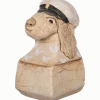 Ylioppilastyttö Koira Keramiikkaveistos